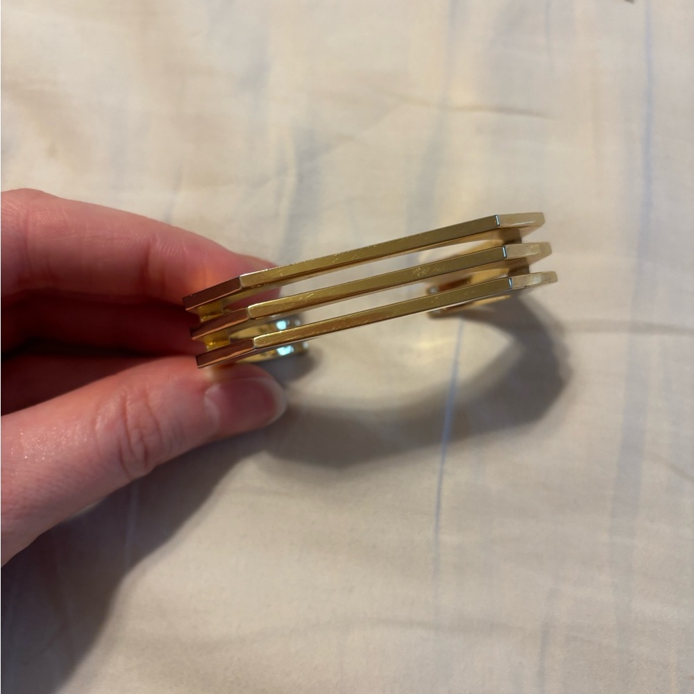 J. Crew Gold Stacked Bracelet